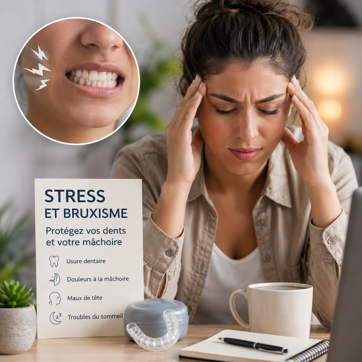 Stress et bruxisme : quand le stress impacte votre santé bucco-dentaire à La Réunion